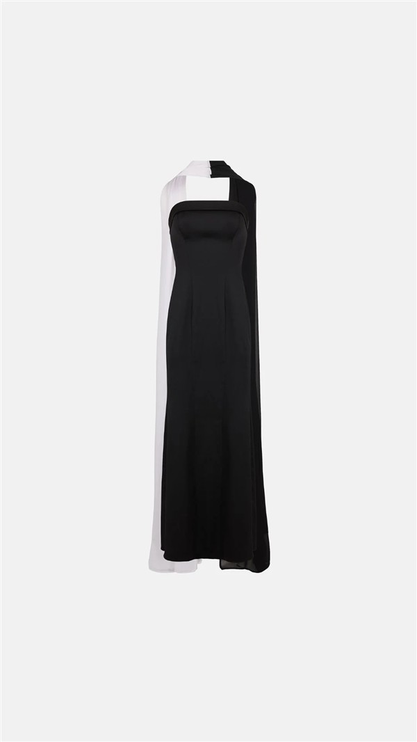 SV NOIR GOWN BLACK